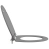 Siège de toilette Gris 47 x 37,5 x 3,8 cm Duroplast 523676523676
