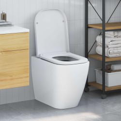 Siège de toilette Blanc 47,5 x 35 x 3,6 cm Duroplast 523678523678