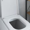 Siège de toilette Blanc 47,5 x 35 x 3,6 cm Duroplast 523678523678