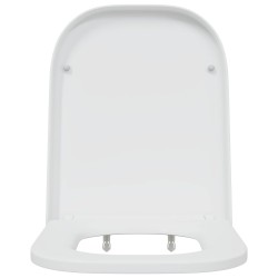 Siège de toilette Blanc 47,5 x 35 x 3,6 cm Duroplast 523678523678