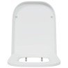 Siège de toilette Blanc 47,5 x 35 x 3,6 cm Duroplast 523678523678