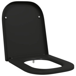 Siège de toilette Noir 47,5 x 35 x 3,6 cm Duroplast 523679523679