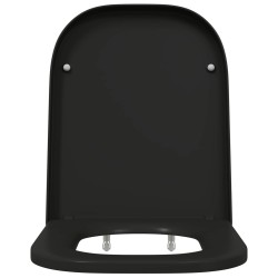 Siège de toilette Noir 47,5 x 35 x 3,6 cm Duroplast 523679523679