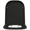 Siège de toilette Noir 47,5 x 35 x 3,6 cm Duroplast 523679523679
