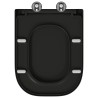 Siège de toilette Noir 47,5 x 35 x 3,6 cm Duroplast 523679523679