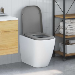 Siège de toilette Gris 47,5 x 35 x 3,6 cm Duroplast 523680523680
