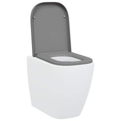 Siège de toilette Gris 47,5 x 35 x 3,6 cm Duroplast 523680523680