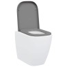 Siège de toilette Gris 47,5 x 35 x 3,6 cm Duroplast 523680523680