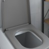 Siège de toilette Gris 47,5 x 35 x 3,6 cm Duroplast 523680523680