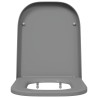 Siège de toilette Gris 47,5 x 35 x 3,6 cm Duroplast 523680523680