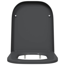 Siège de toilette Anthracite 47,5 x 35 x 3,6 cm Duroplast 523681523681