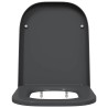 Siège de toilette Anthracite 47,5 x 35 x 3,6 cm Duroplast 523681523681