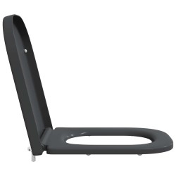 Siège de toilette Anthracite 47,5 x 35 x 3,6 cm Duroplast 523681523681