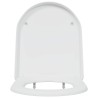 Siège de toilette Blanc 49 x 36 x 4 cm Duroplast 523682523682
