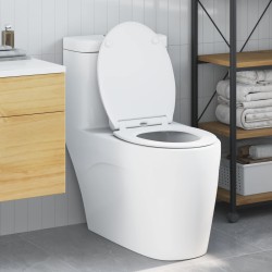 Siège de toilette Blanc 47 x 37,5 x 3,8 cm Duroplast 523683523683