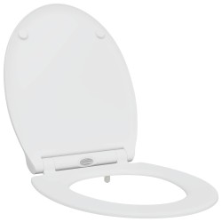 Siège de toilette Blanc 47 x 37,5 x 3,8 cm Duroplast 523683523683