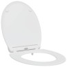 Siège de toilette Blanc 47 x 37,5 x 3,8 cm Duroplast 523683523683