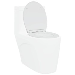 Siège de toilette Blanc 47 x 37,5 x 3,8 cm Duroplast 523683523683