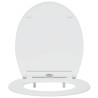 Siège de toilette Blanc 47 x 37,5 x 3,8 cm Duroplast 523683523683