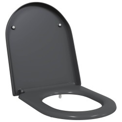 Siège de toilette Anthracite 49 x 36 x 4 cm Duroplast 523684523684