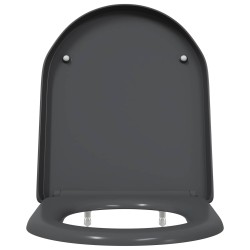 Siège de toilette Anthracite 49 x 36 x 4 cm Duroplast 523684523684