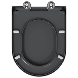 Siège de toilette Anthracite 49 x 36 x 4 cm Duroplast 523684523684