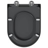 Siège de toilette Anthracite 49 x 36 x 4 cm Duroplast 523684523684