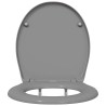 Siège de toilette Gris 47 x 37 x 4 cm Duroplast 523685523685