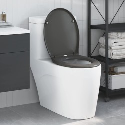 Siège de toilette Anthracite 47 x 37 x 4 cm Duroplast 523686523686