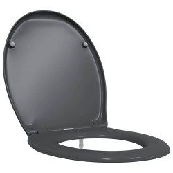 Siège de toilette Anthracite 47 x 37 x 4 cm Duroplast 523686523686