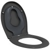 Siège de toilette Anthracite 47 x 37 x 4 cm Duroplast 523687523687