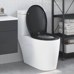Siège de toilette Noir 47 x 37 x 4 cm Duroplast 523689523689