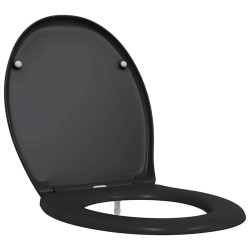 Siège de toilette Noir 47 x 37 x 4 cm Duroplast 523689523689
