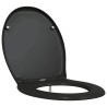 Siège de toilette Noir 47 x 37 x 4 cm Duroplast 523689523689