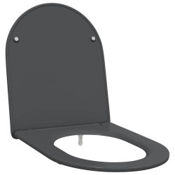 Siège de toilette Anthracite 47 x 36 x 3,4 cm Duroplast 523690523690