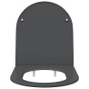 Siège de toilette Anthracite 47 x 36 x 3,4 cm Duroplast 523690523690