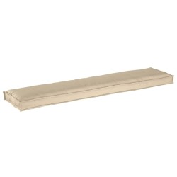 Coussin de palette Beige 180 x 40 x 8 cm Tissu Oxford 523697523697