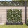 Cache-pot de jardin 3 pcs Noir Plastique 523701523701