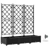 Cache-pot de jardin 3 pcs Noir Plastique 523701523701