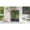 Cache-pot de jardin 3 pcs Noir Plastique 523707523707