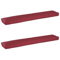 Set de coussins de palette 2 pcs Bordeaux 200 x 40 x 8 cm 523712523712