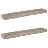 Set de coussins de palette 2 pcs Taupe 200 x 40 x 8 cm 523713523713