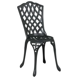 Ensemble bistro de jardin 3 pcs Noir Aluminium 523715523715