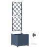 Cache-pot de jardin Gris 40 x 40 x 142 cm Plastique 523719523719