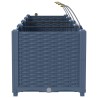 Cache-pot de jardin 3 pcs Gris 120 x 40 x 37,5 cm Plastique 523720523720