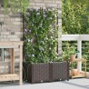 Cache-pot de jardin 2 pcs Marron Plastique 523725523725