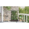 Cache-pot de jardin 2 pcs Marron Plastique 523726523726