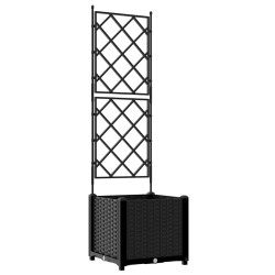 Cache-pot de jardin Noir 40 x 40 x 143 cm Plastique 523727523727