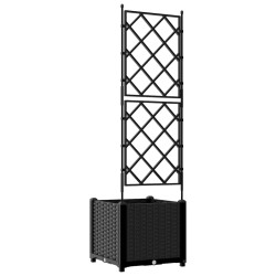 Cache-pot de jardin Noir 40 x 40 x 143 cm Plastique 523727523727