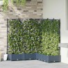 Cache-pot de jardin 5 pcs Gris 120 x 120 x 125,5 cm Plastique 523733523733